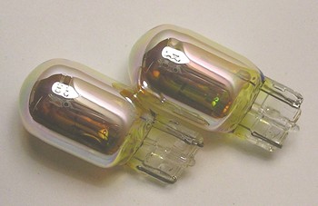 Blinkerbirnen chrom - light, Glassockel silver WY21W 21Watt für weisse ...